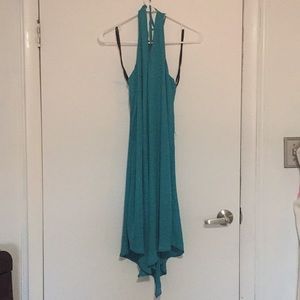 Blue flowy dress